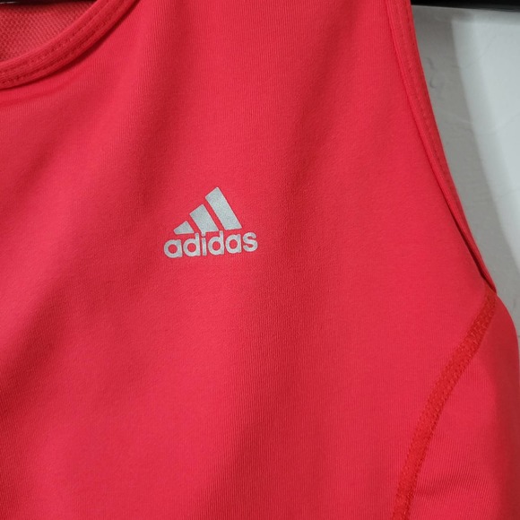 Adidas ClimaCool Racerback Workout Tank in Red Size Large - Picture 4 of 8